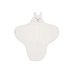 Jollein                    Couverture portefeuille Bunny Cloudy Rib    Oatmeal