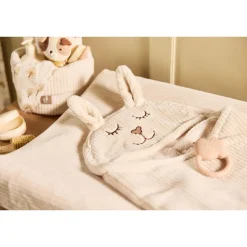 Jollein Couverture portefeuille Bunny Cloudy Rib Oatmeal