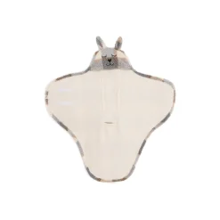 Jollein                    Couverture Portefeuille Bunny Check Boucle    Multicolor