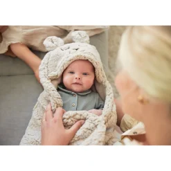 Jollein                    Couverture portefeuille Bunny    Nougat