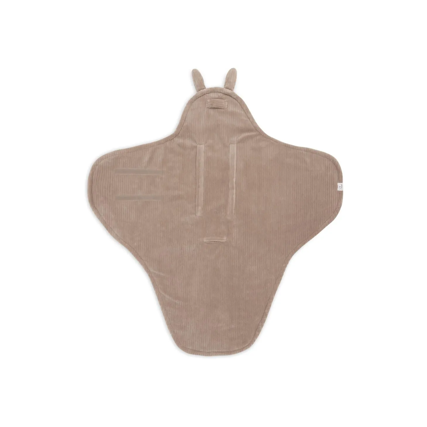 Jollein Couverture portefeuille Bunny Cloudy Rib Milky Coffee