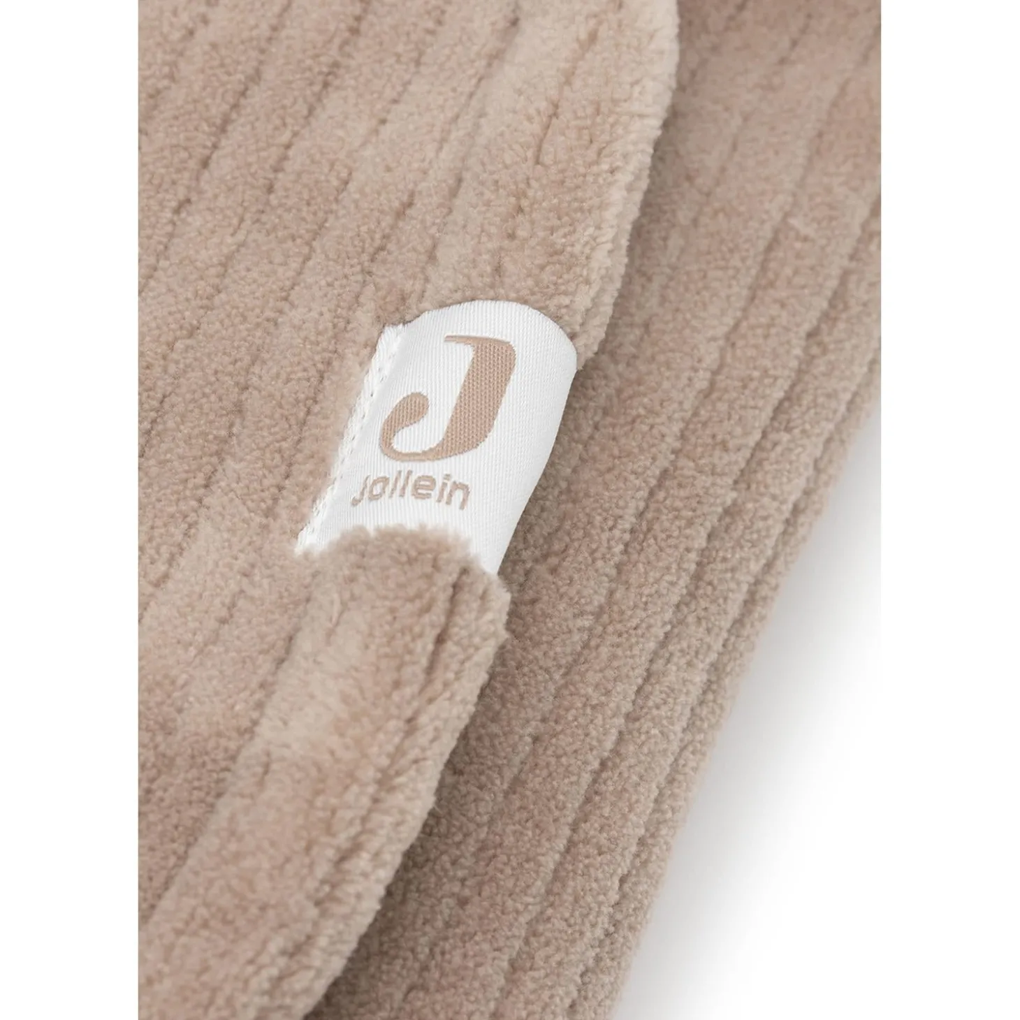 Jollein Couverture portefeuille Bunny Cloudy Rib Milky Coffee