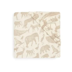 Jollein Drap-housse Jersey animals Nougat 70x140 cm
