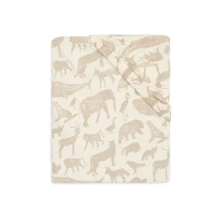 Jollein                    Drap-housse Jersey animals    Nougat            70x140 cm