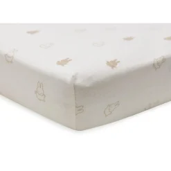 Jollein Drap-housse Jersey berceau Miffy Nougat