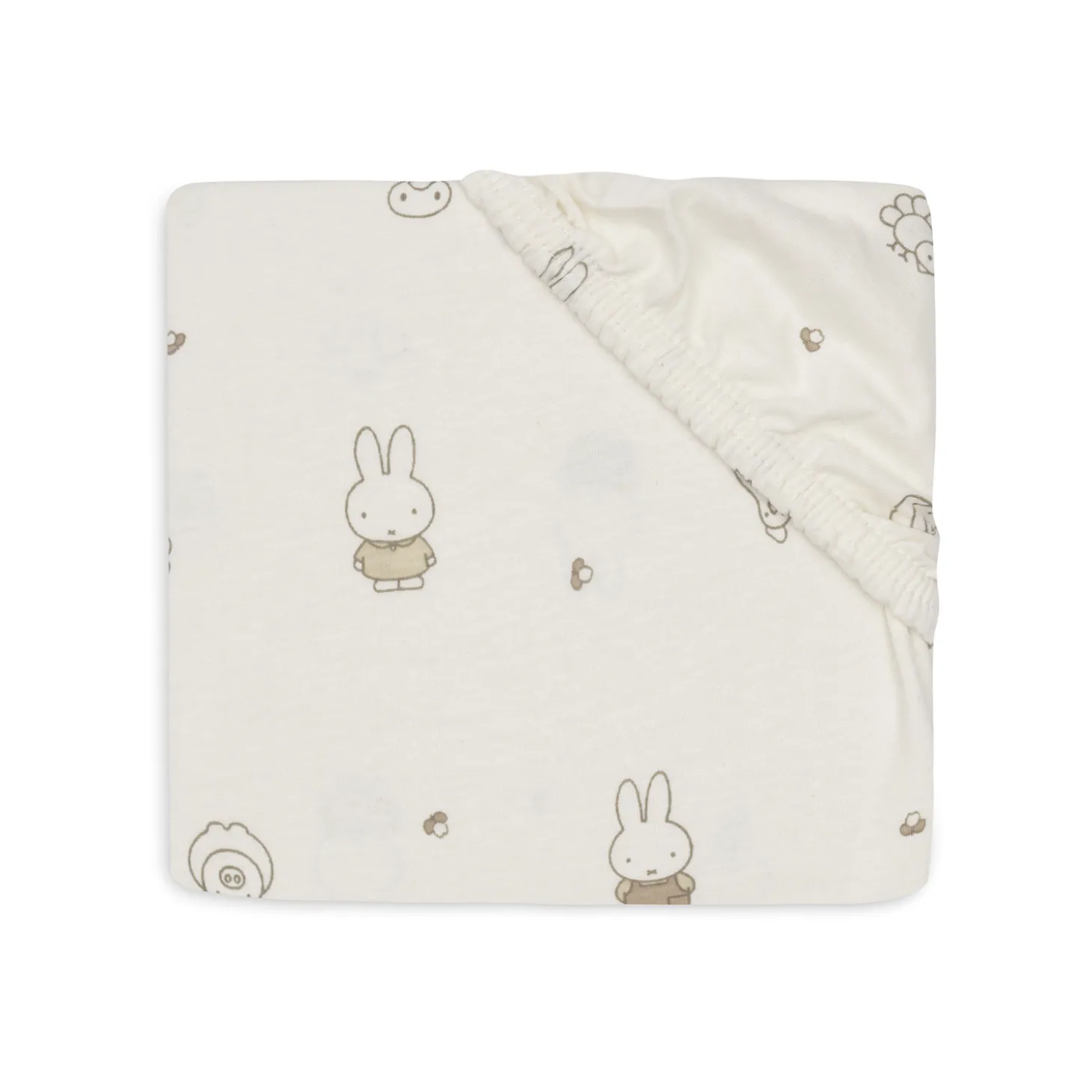 Jollein Drap-housse Jersey Miffy Family Farm Multicolore