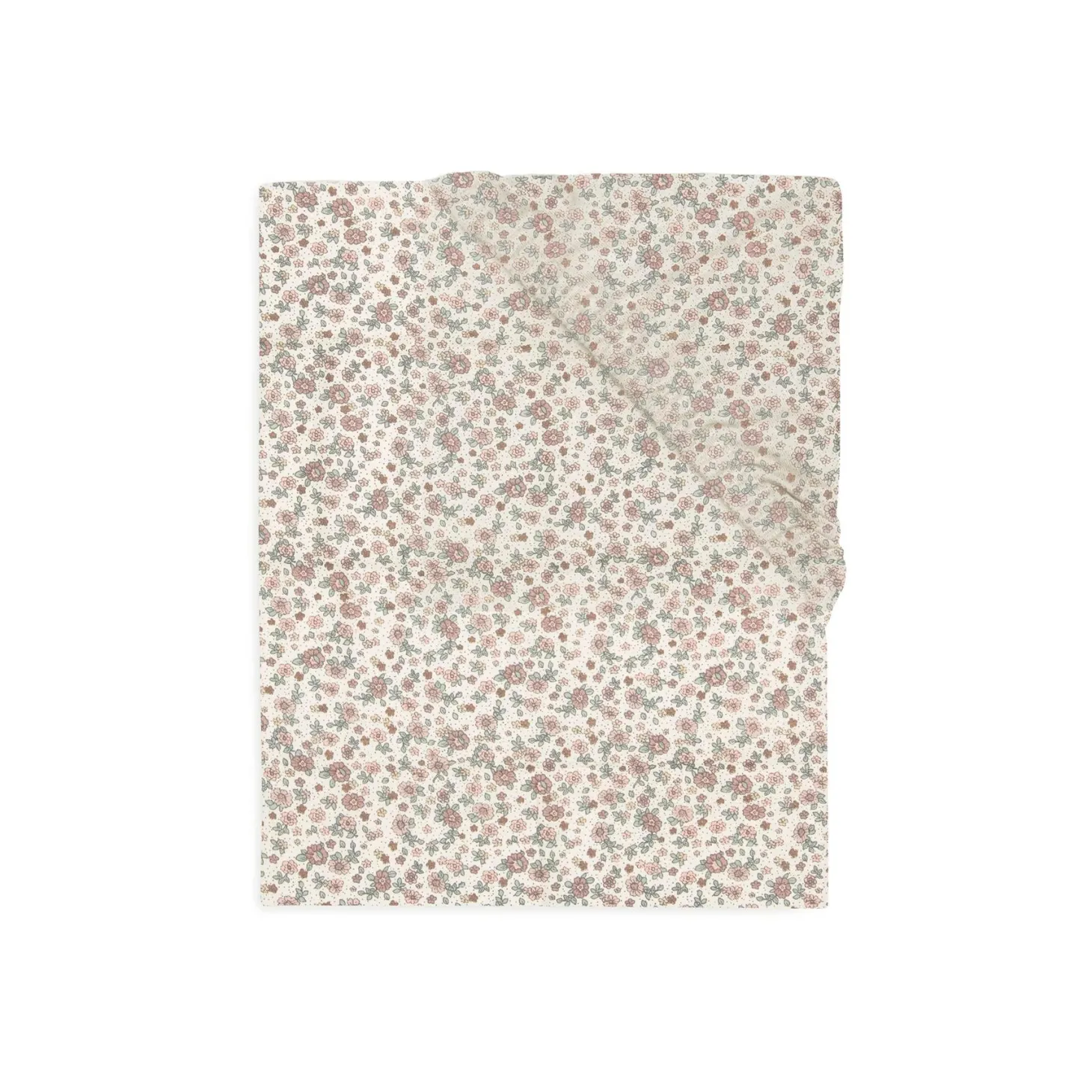 Jollein Drap-housse Jersey retro flowers 70x140 cm