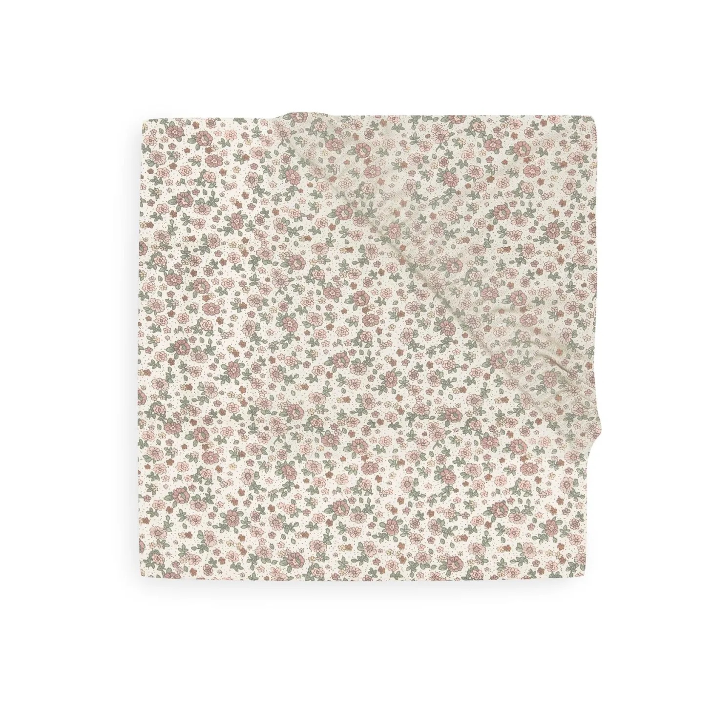 Jollein Drap-housse Jersey retro flowers 70x140 cm