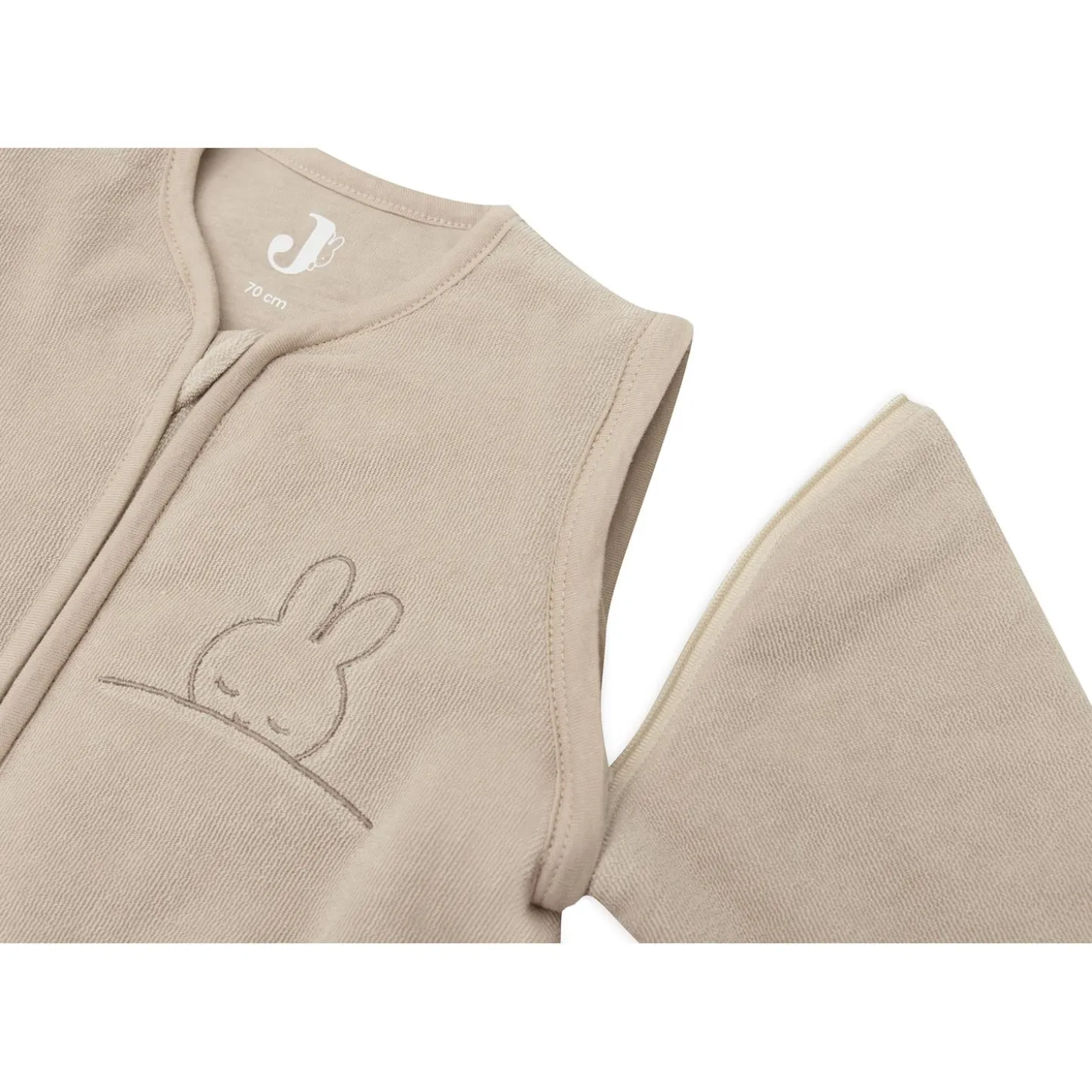 Jollein Gigoteuse avec manches amovible Miffy Nougat 0-6 mois