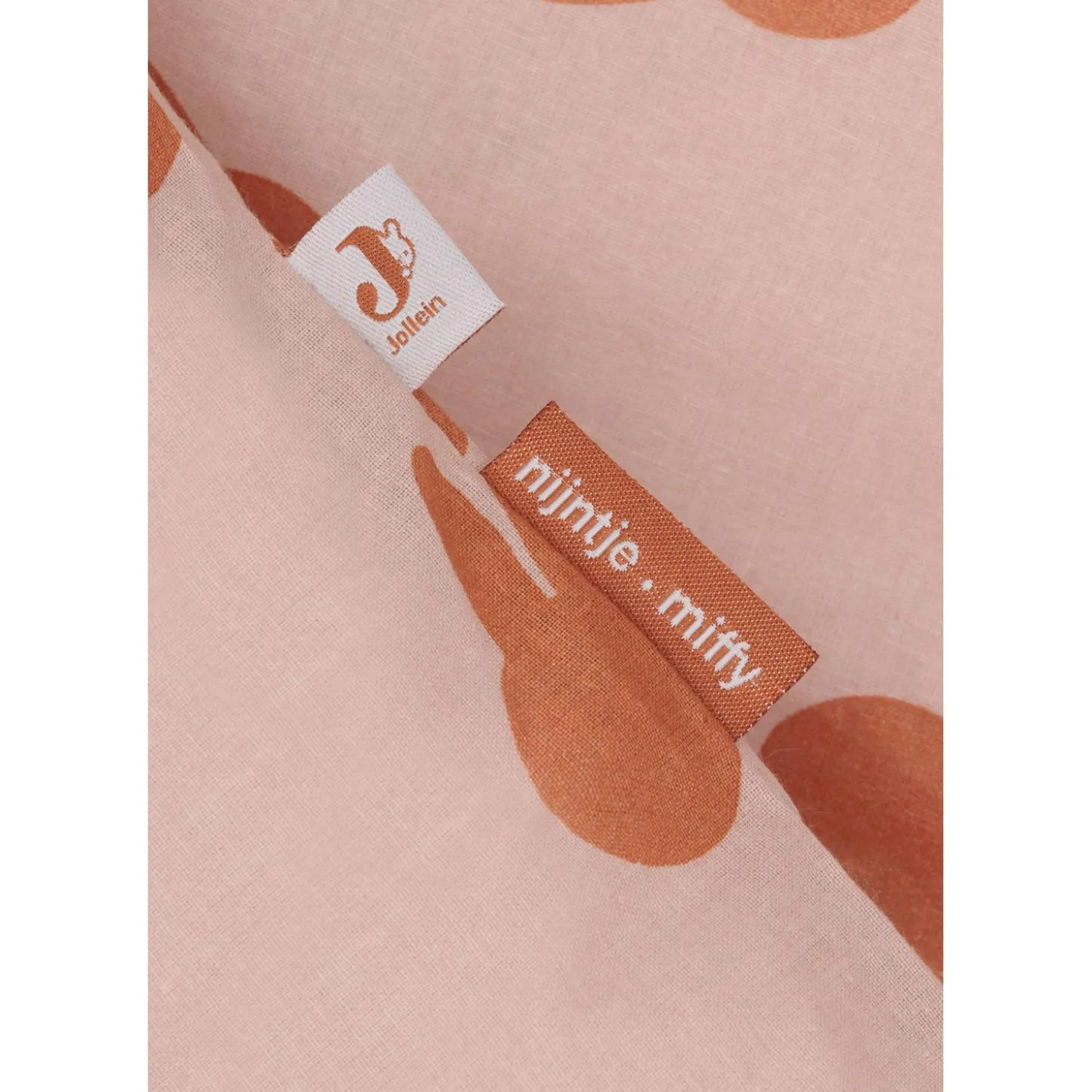 Jollein Housse de couette et taie Miffy Shadow Wild Rose 100x140 cm