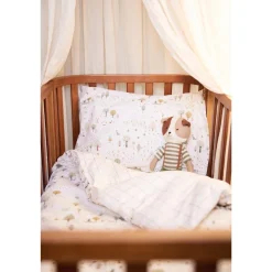 Jollein                    Housse de couette et taie Tiny Park    Multicolore            100x140 cm
