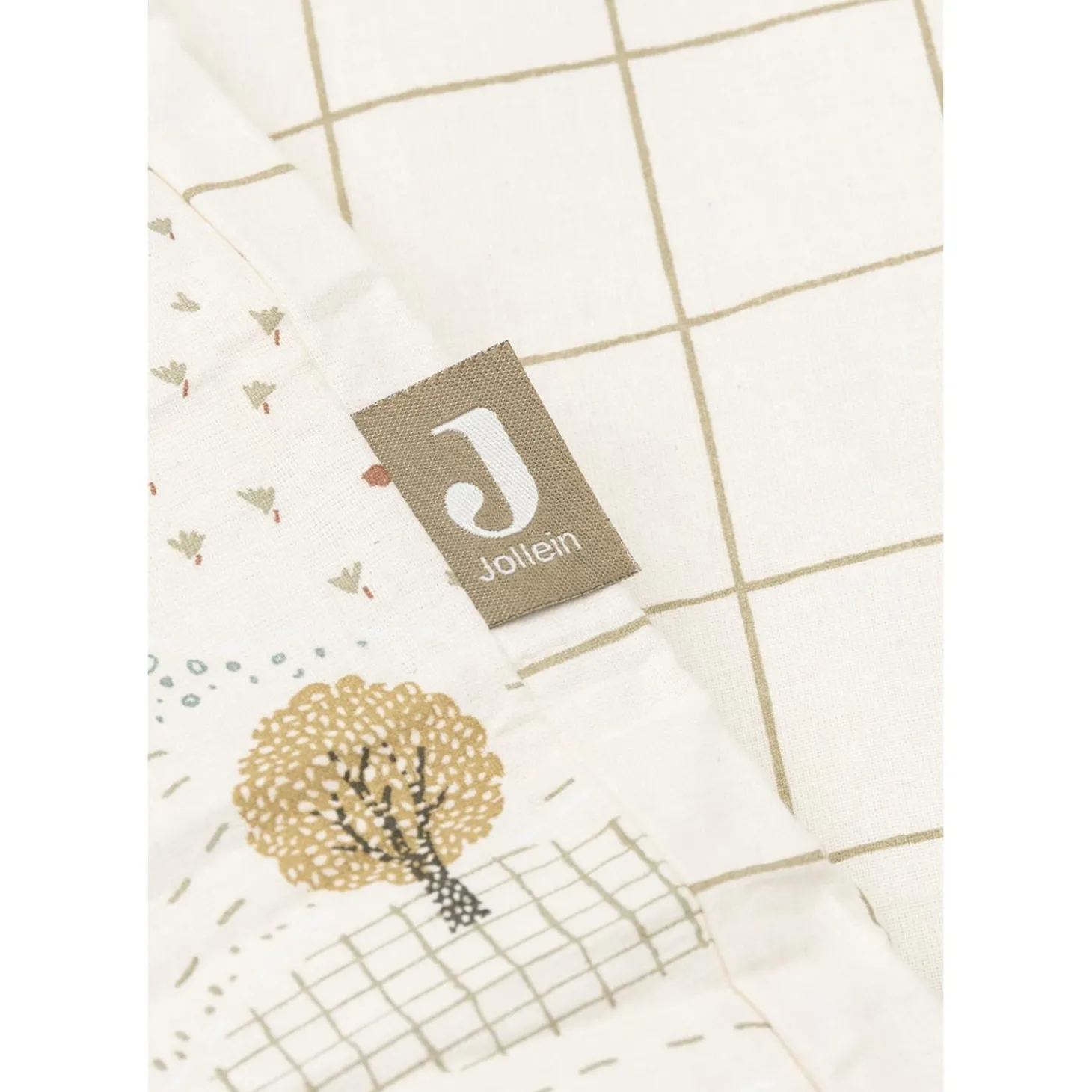 Jollein Housse de couette et taie Tiny Park Multicolore 100x140 cm