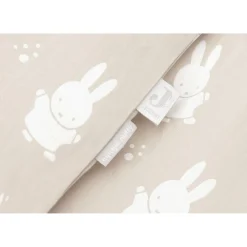 Jollein Housse de couette et taie Miffy Nougat 100x140 cm
