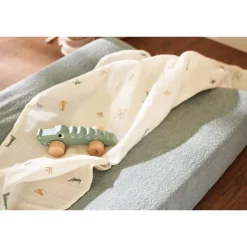 Jollein Housse Matelas à Langer Éponge Sea Green 50x70 cm