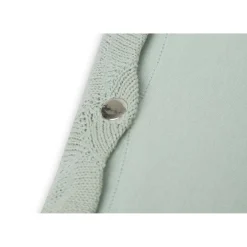 Jollein                    Housse matelas à langer Shell Knit GOTS    Sea Foam            50x70 cm