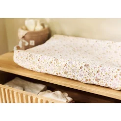 Jollein Housse matelas à Langer Jersey Flower Fairies Multicolore 50x70 cm