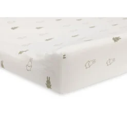Jollein Housse matelas à langer Jersey Miffy Olive Green 50x70 cm