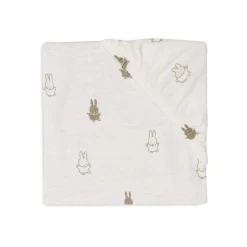 Jollein Housse matelas à langer Jersey Miffy Olive Green 50x70 cm