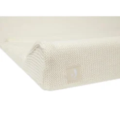 Jollein                    Housse matelas à langer Basic Knit    Ivory            50x70 cm
