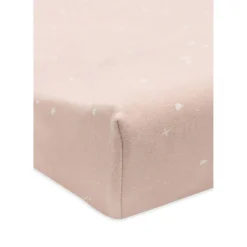 Jollein                    Housse matelas à langer Jersey Teddy Bear    Wild Rose            50x70 cm