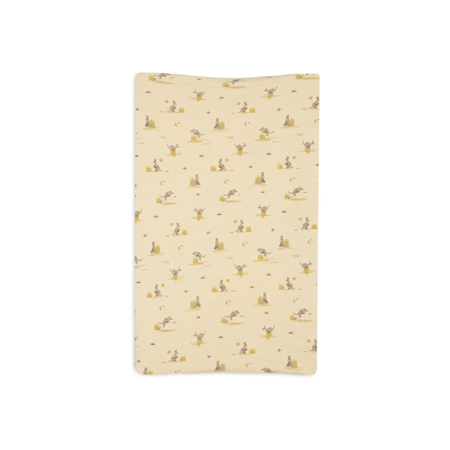 Jollein Housse Matelas à Langer Jersey Kangaroots Multicolore 50x70 cm