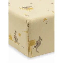 Jollein Housse Matelas à Langer Jersey Kangaroots Multicolore 50x70 cm