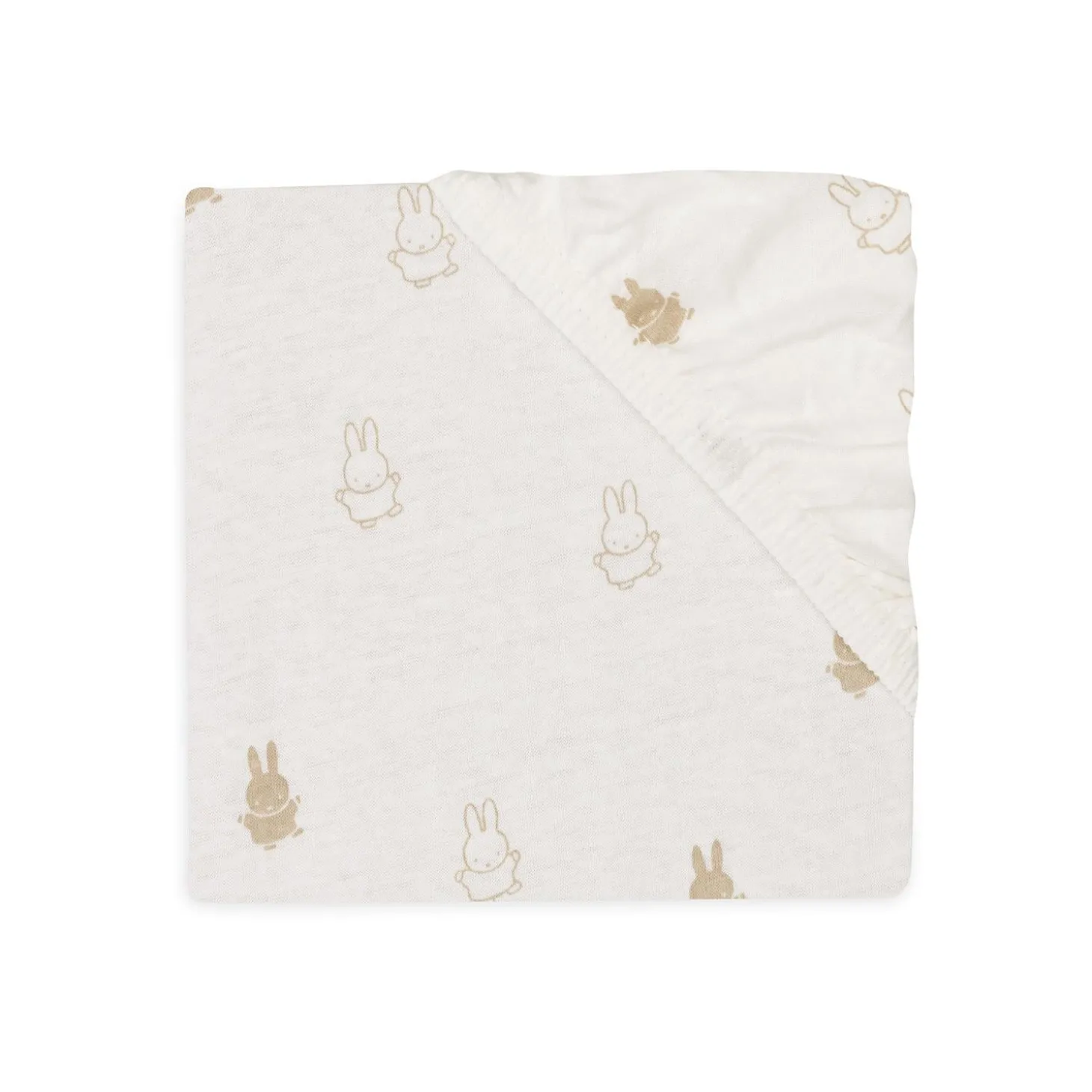 Jollein Housse matelas à langer Jersey Miffy Nougat 50x70 cm