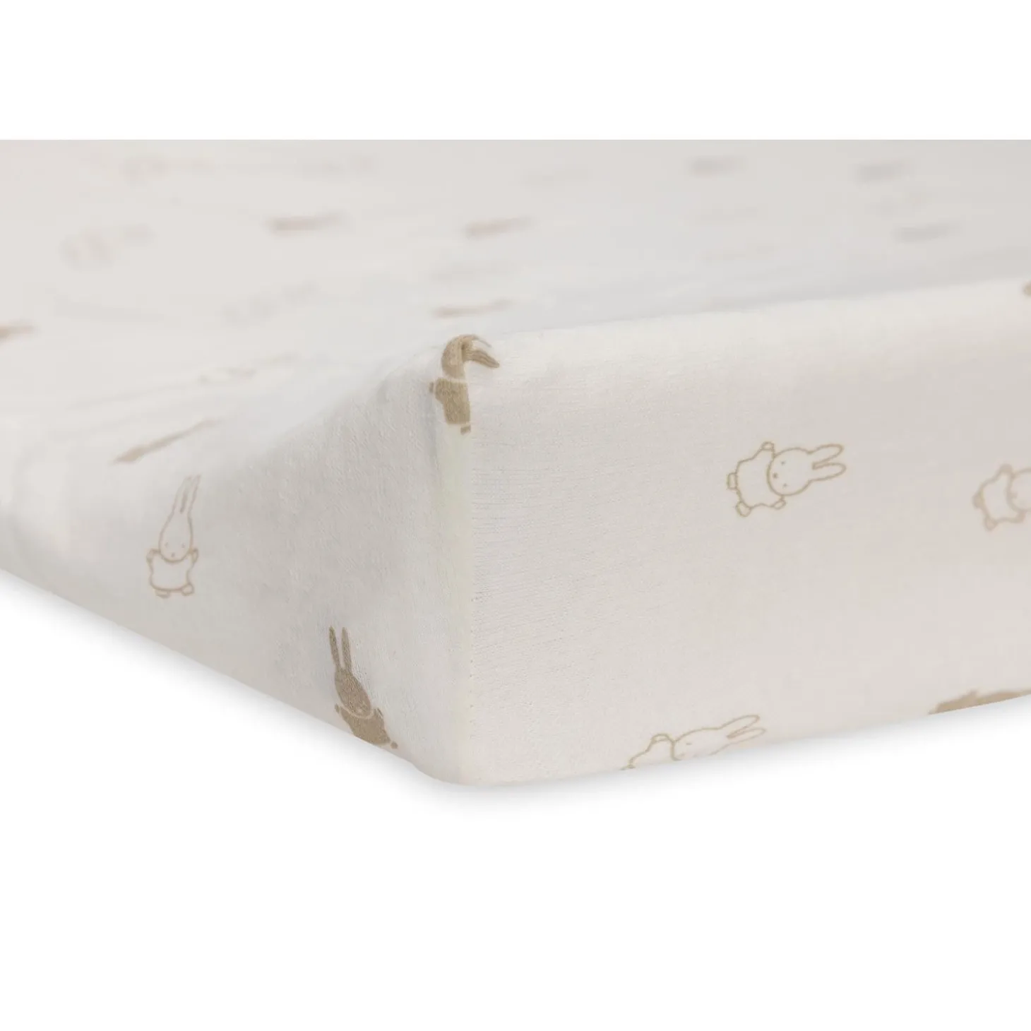 Jollein Housse matelas à langer Jersey Miffy Nougat 50x70 cm