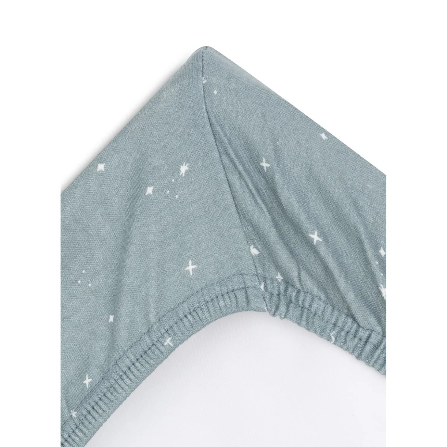 Jollein Housse matelas à langer Jersey Teddy Bear Sea Green 50x70 cm