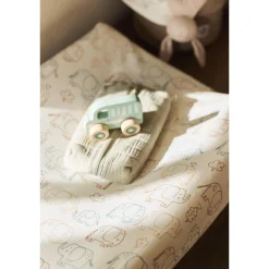 Jollein Housse matelas à Langer Jersey Elephant Tales Multicolore 50x70 cm