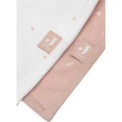 Jollein Lot de 2 Bavoirs Bandana Twinkling Wild Rose