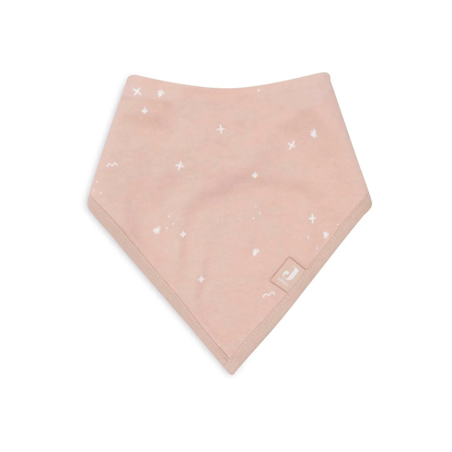 Jollein Lot de 2 Bavoirs Bandana Twinkling Wild Rose