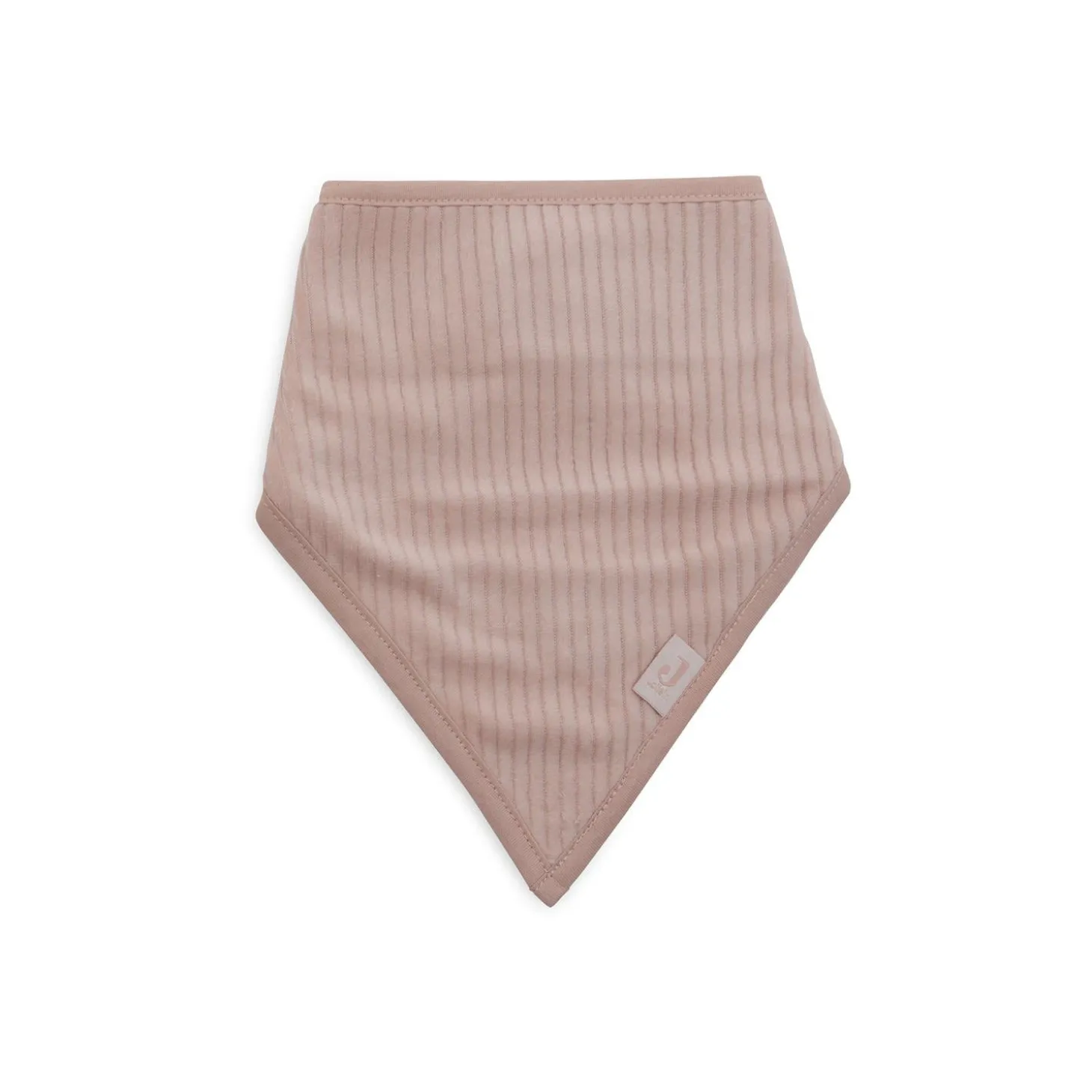 Jollein Lot de 2 Bavoirs Bandana Velvet Rib Wild Rose/Ivory