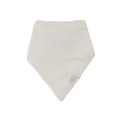 Jollein Lot de 2 Bavoirs Bandana Velvet Rib Wild Rose/Ivory