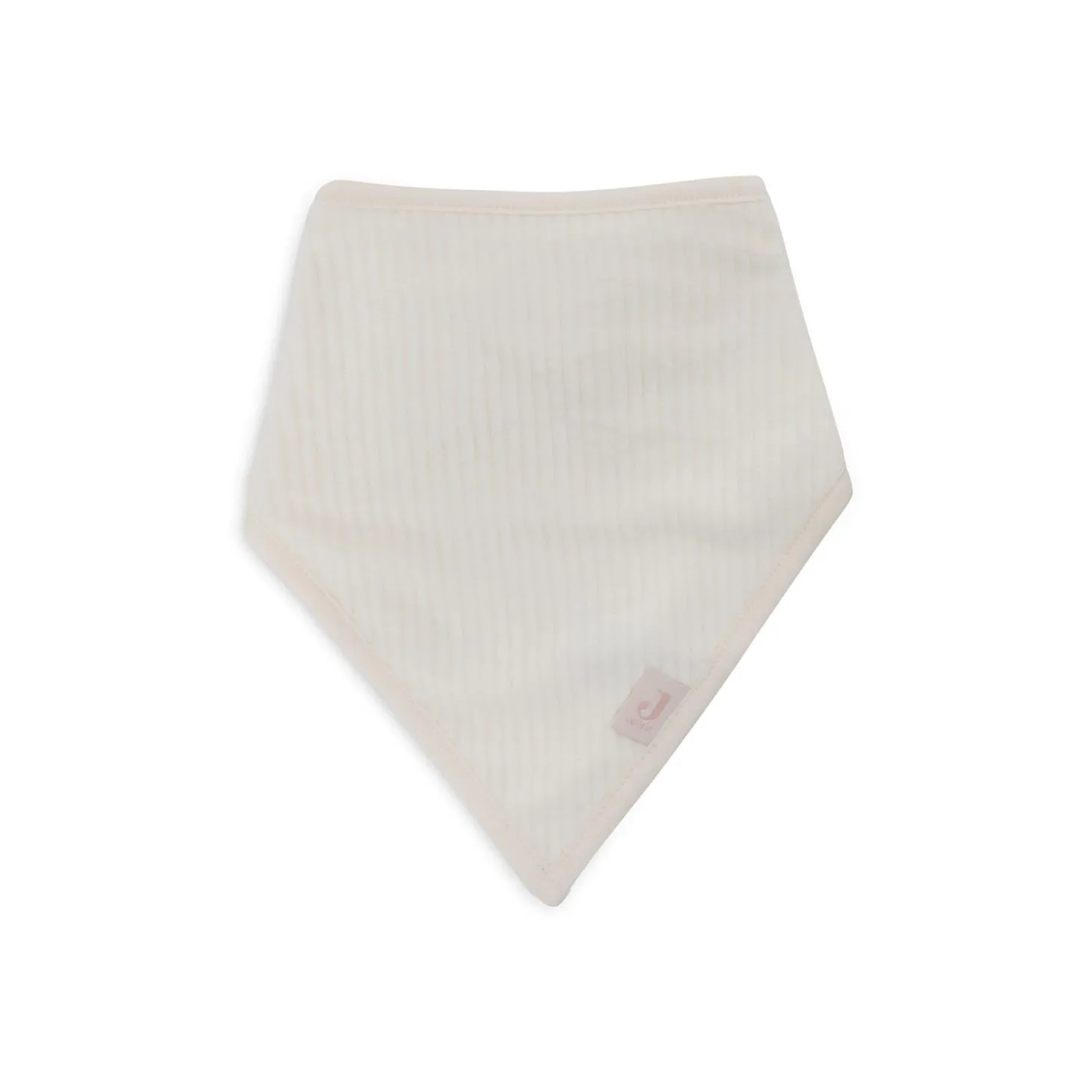 Jollein Lot de 2 Bavoirs Bandana Velvet Rib Wild Rose/Ivory