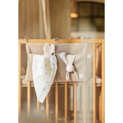 Jollein                    Lot de 3 Gant de Toilette Gaze de Coton Animal Friends    Multicolore            15x20 cm