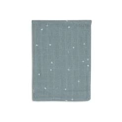 Jollein Lot de 3 Gant de Toilette Twinkling Sea Green 15x20 cm