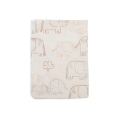 Jollein                    Lot de 3 Gant de Toilette Gaze de Coton Elephant Tales    Multicolore            15x20 cm