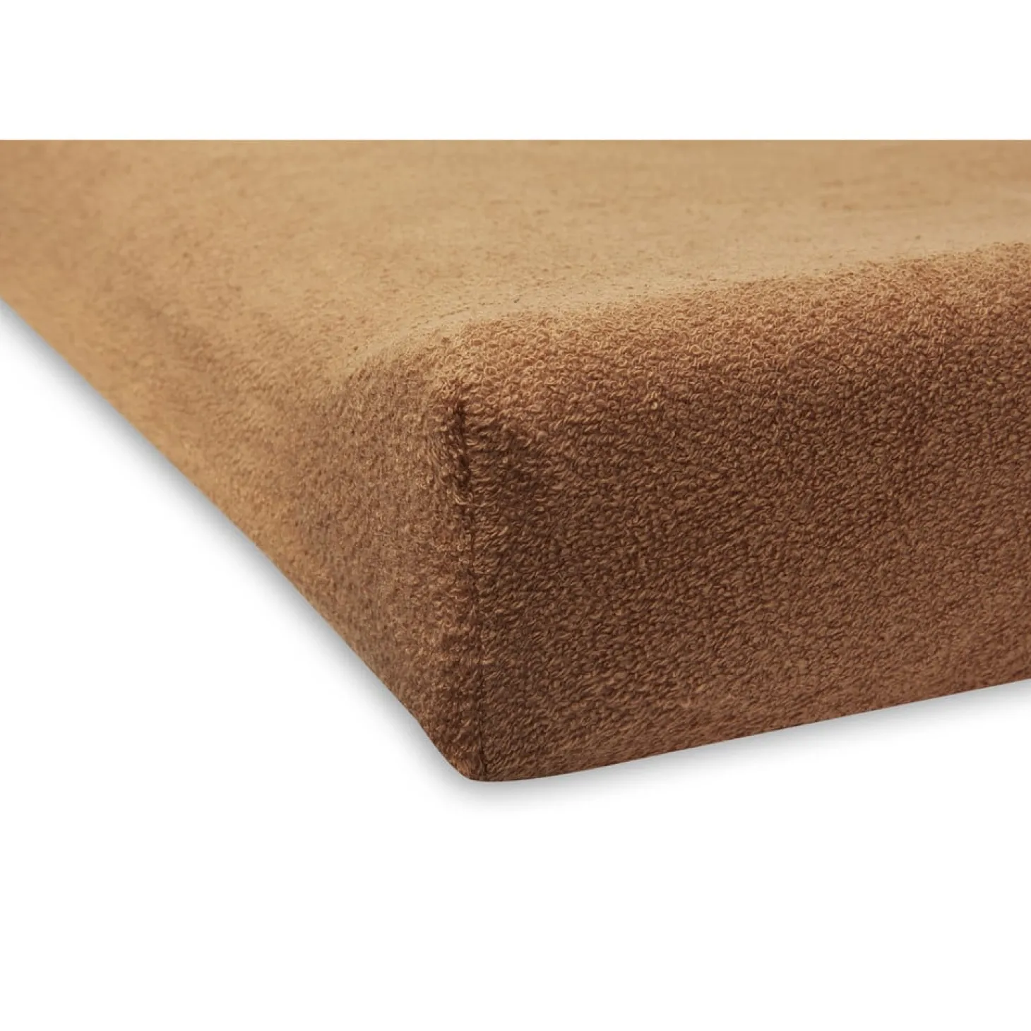 Jollein Lot de 2 housses matelas à langer Éponge Caramel/Biscuit 50x70 cm