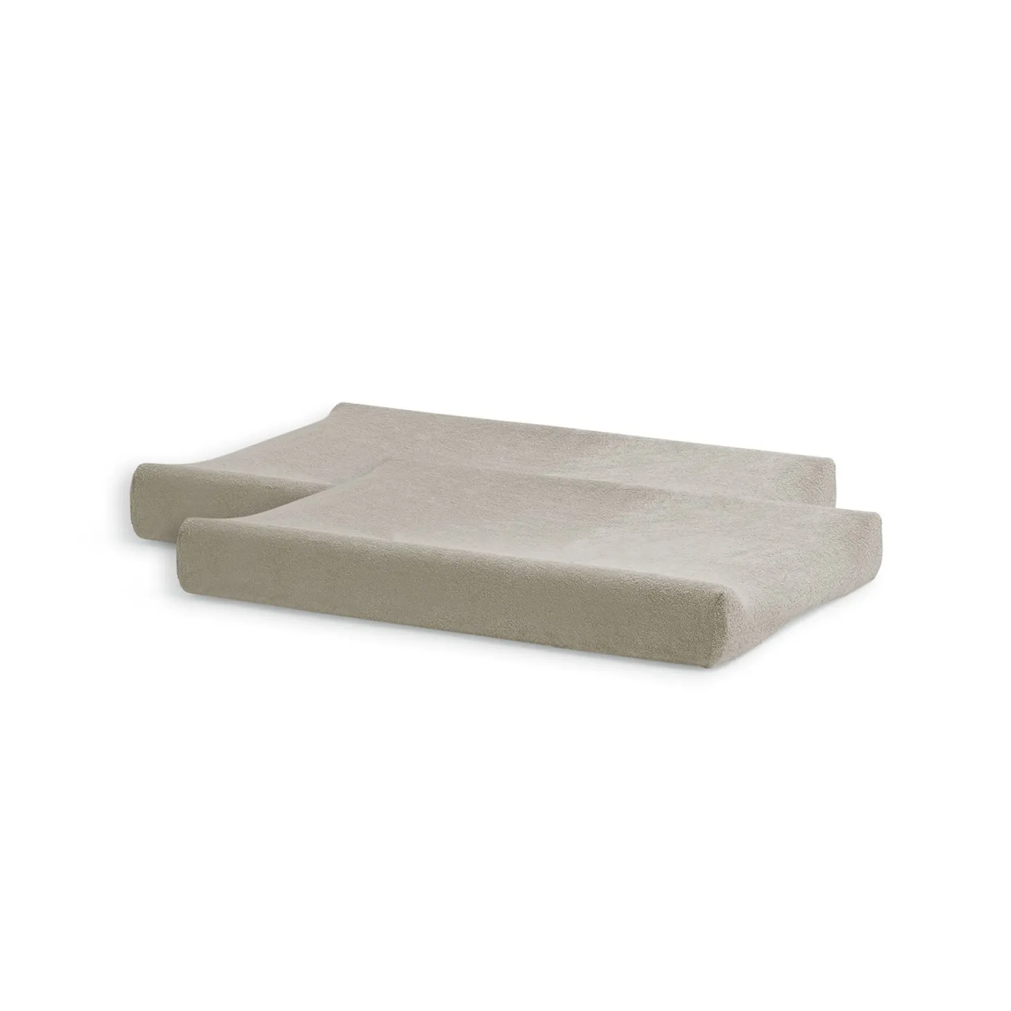 Jollein Lot de 2 housses matelas à langer Éponge Nougat 50x70 cm