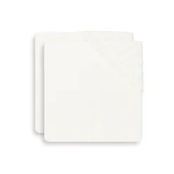 Jollein Lot de 2 housses matelas à langer Éponge Ivory 50x70 cm