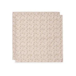 Jollein                    Lot de 2 Lange Gaze de Coton Large Flower Fairies    Multicolore            115x115 cm
