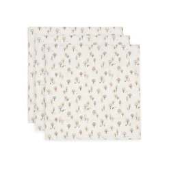 Jollein                    Lot de 3 Lange Gaze de Coton Small Tiny Park    Multicolore            70x70 cm