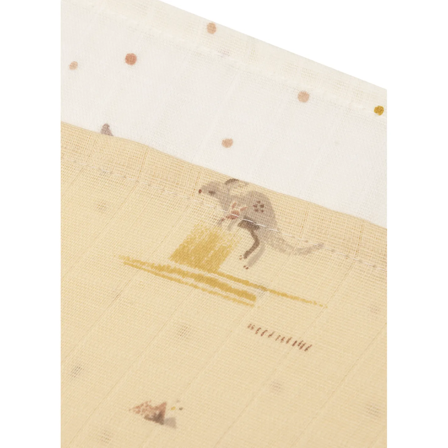 Jollein Lot de 3 Lange Gaze de Coton Small Kangaroots Multicolore 70x70 cm