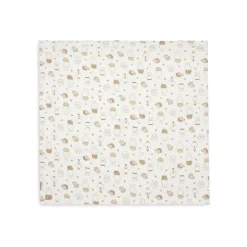 Jollein Lot de 2 Lange Gaze de Coton Large Miffy Family Farm Multicolore 115x115 cm