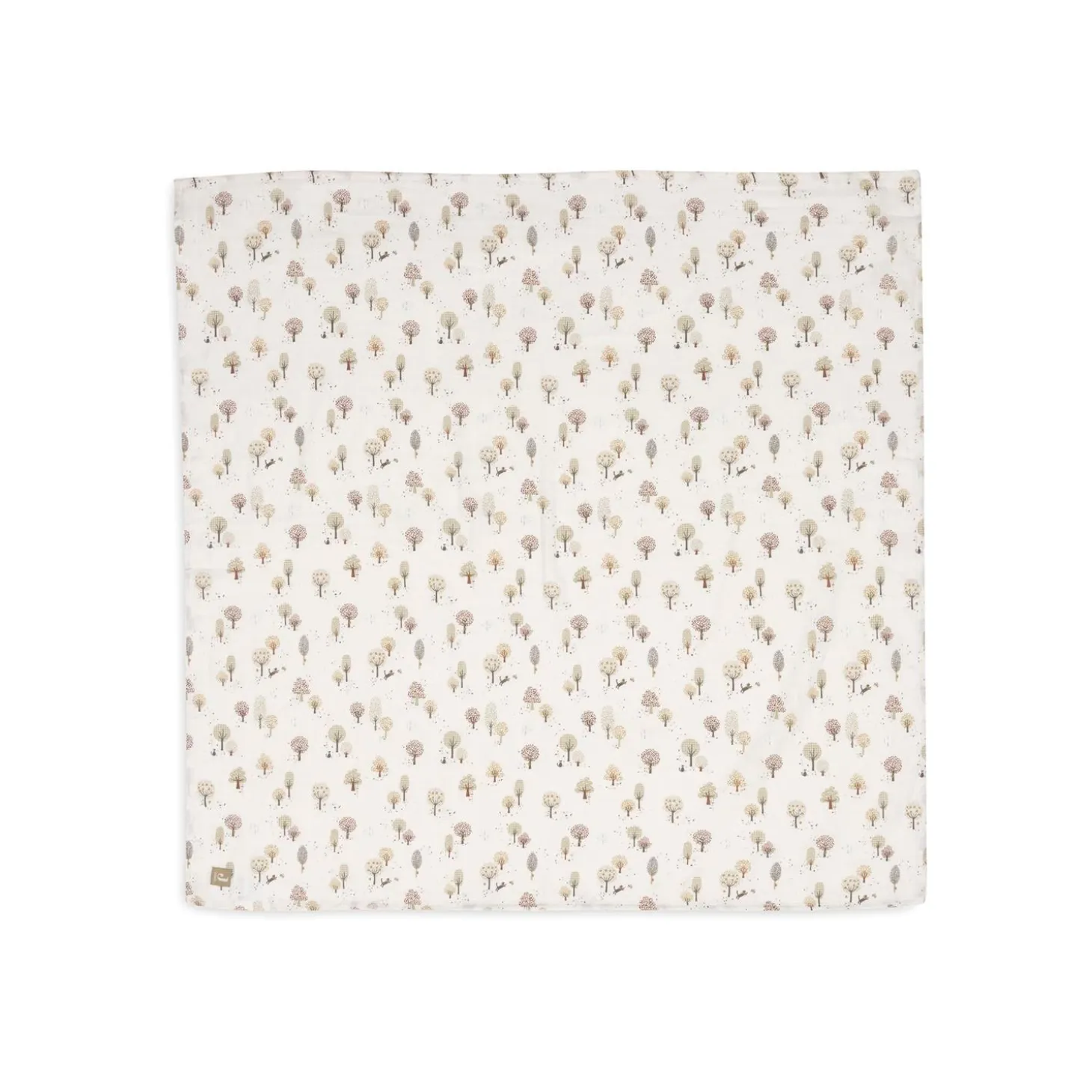 Jollein Lot de 2 Lange Gaze de Coton Large Tiny Park Multicolore 115x115 cm