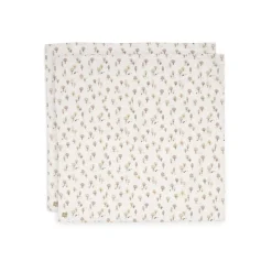Jollein Lot de 2 Lange Gaze de Coton Large Tiny Park Multicolore 115x115 cm