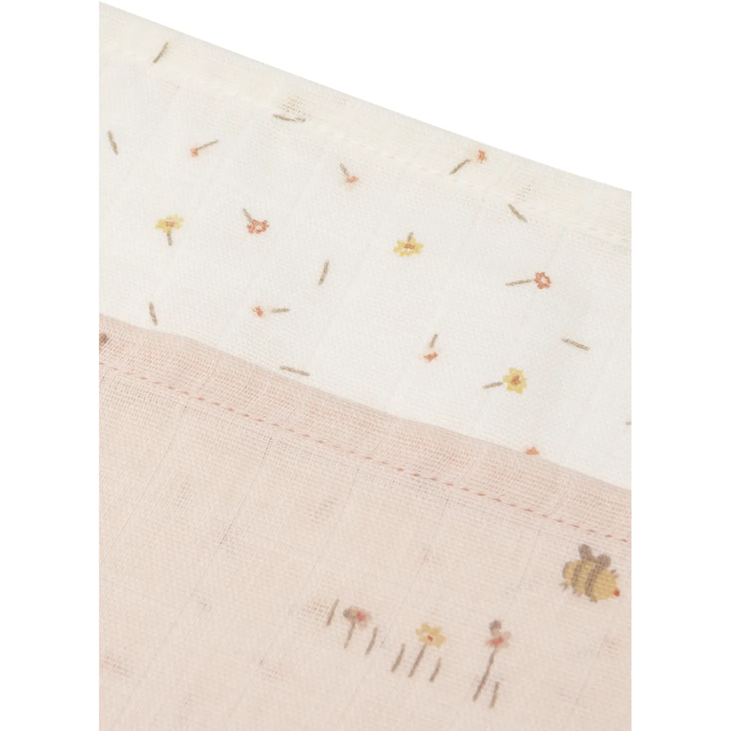Jollein Lot de 3 Lange Gaze de Coton Small Pretty Picnic Multicolore 70x70 cm