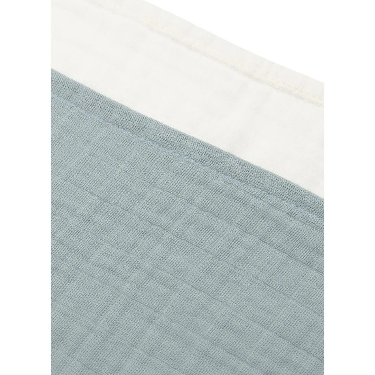 Jollein Lot de 4 Langes Gaze de Coton Small Sea Green 70x70 cm