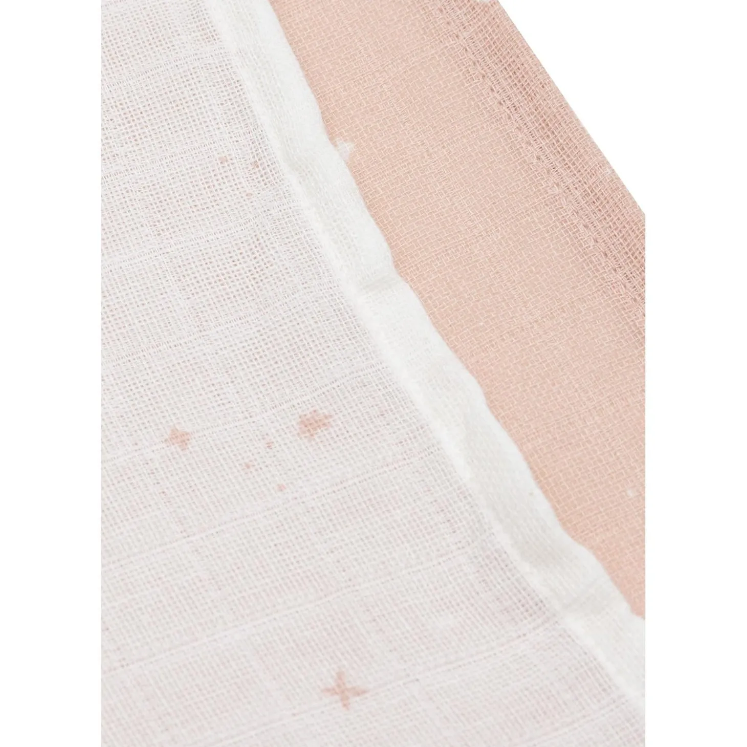 Jollein Lot de 3 Langes Gaze de Coton Twinkling Wild Rose 70x70 cm